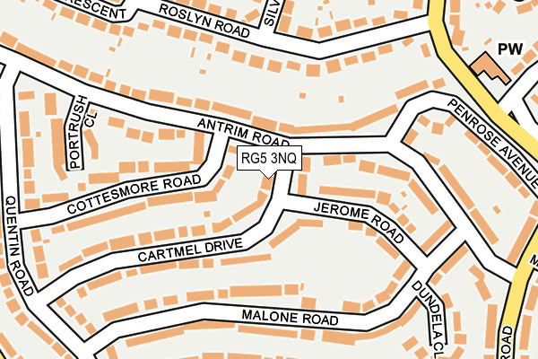 RG5 3NQ map - OS OpenMap – Local (Ordnance Survey)