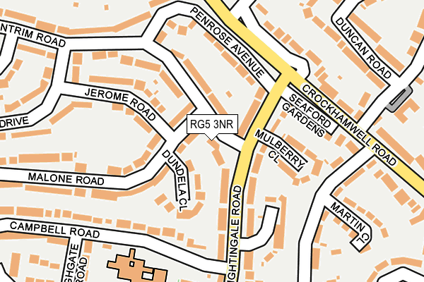 RG5 3NR map - OS OpenMap – Local (Ordnance Survey)