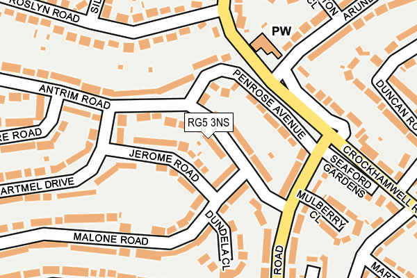 RG5 3NS map - OS OpenMap – Local (Ordnance Survey)