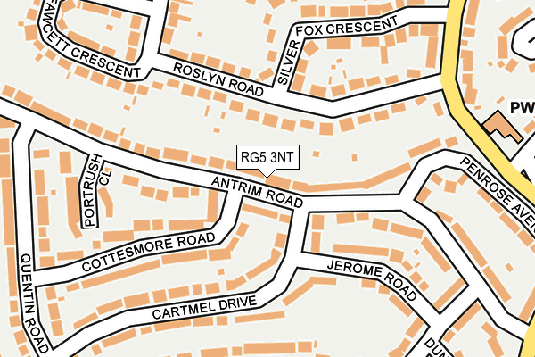 RG5 3NT map - OS OpenMap – Local (Ordnance Survey)