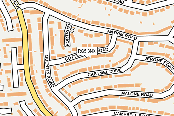 RG5 3NX map - OS OpenMap – Local (Ordnance Survey)