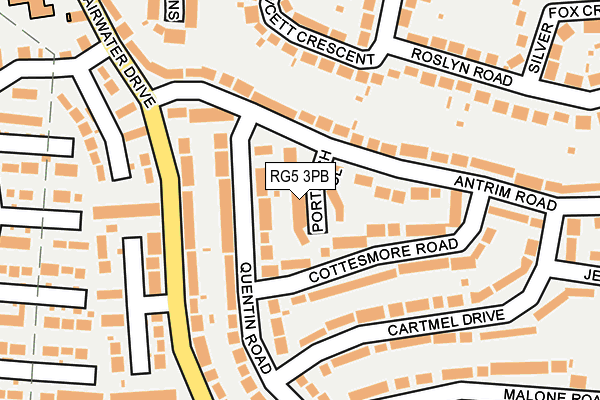 RG5 3PB map - OS OpenMap – Local (Ordnance Survey)