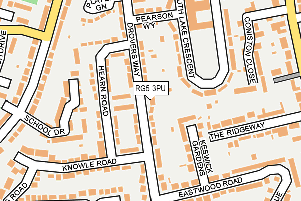 RG5 3PU map - OS OpenMap – Local (Ordnance Survey)