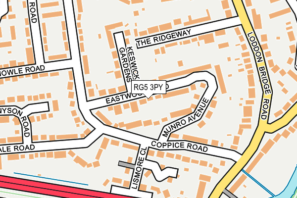 RG5 3PY map - OS OpenMap – Local (Ordnance Survey)