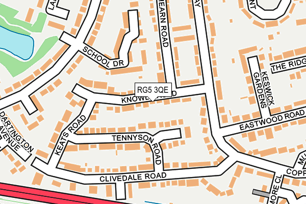 RG5 3QE map - OS OpenMap – Local (Ordnance Survey)