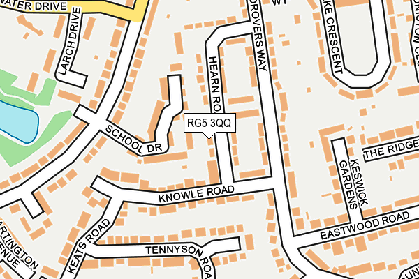 RG5 3QQ map - OS OpenMap – Local (Ordnance Survey)