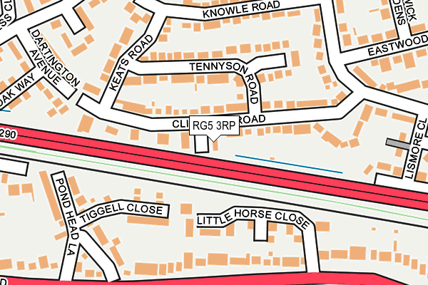 RG5 3RP map - OS OpenMap – Local (Ordnance Survey)