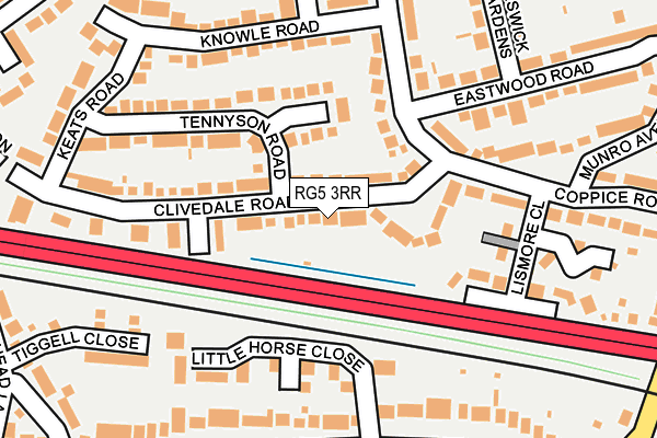 RG5 3RR map - OS OpenMap – Local (Ordnance Survey)