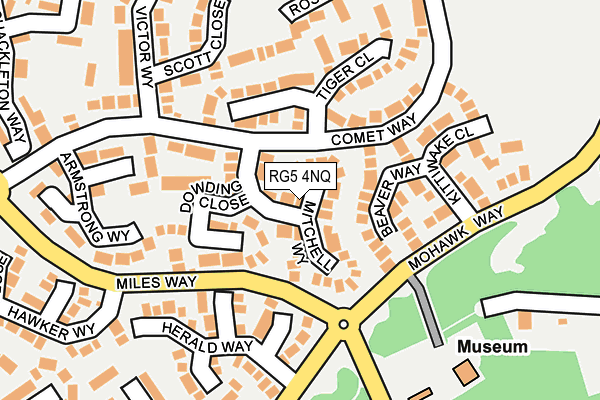 RG5 4NQ map - OS OpenMap – Local (Ordnance Survey)
