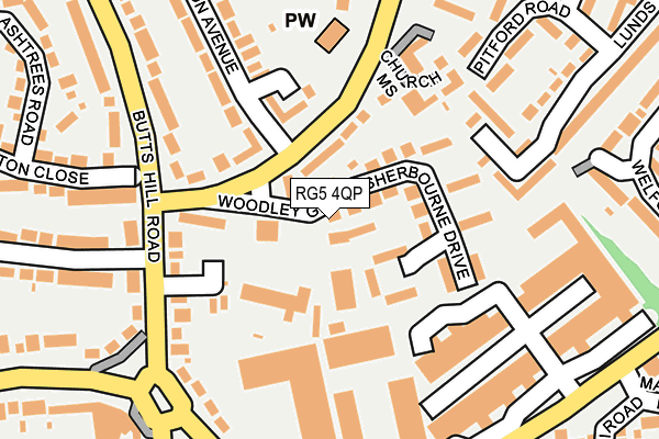 RG5 4QP map - OS OpenMap – Local (Ordnance Survey)