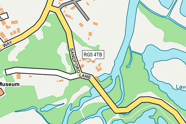 RG5 4TB map - OS OpenMap – Local (Ordnance Survey)