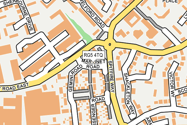 RG5 4TQ map - OS OpenMap – Local (Ordnance Survey)