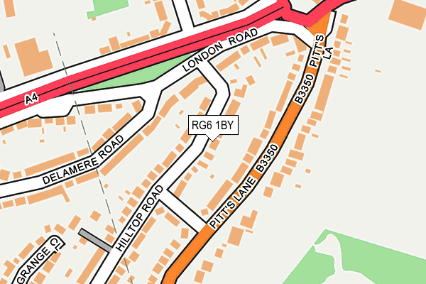 RG6 1BY map - OS OpenMap – Local (Ordnance Survey)