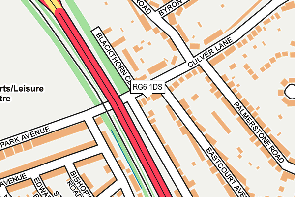RG6 1DS map - OS OpenMap – Local (Ordnance Survey)