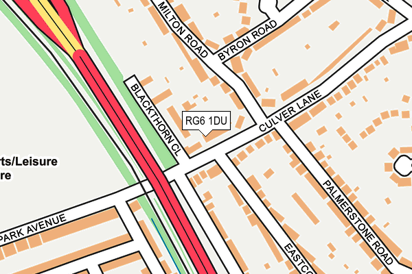 RG6 1DU map - OS OpenMap – Local (Ordnance Survey)