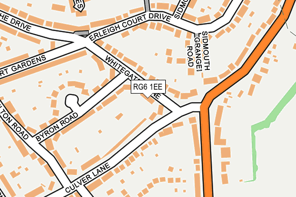 RG6 1EE map - OS OpenMap – Local (Ordnance Survey)