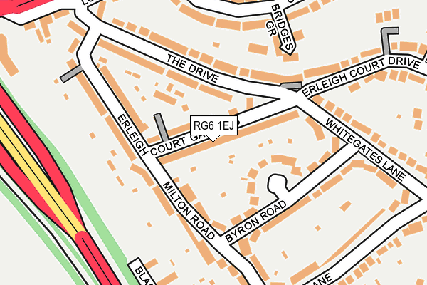 RG6 1EJ map - OS OpenMap – Local (Ordnance Survey)