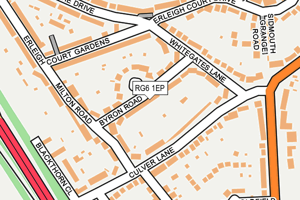 RG6 1EP map - OS OpenMap – Local (Ordnance Survey)