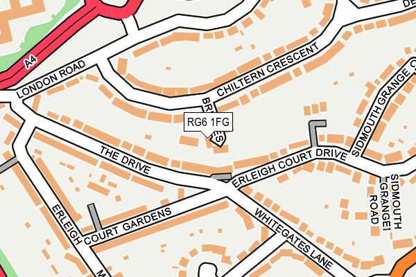 RG6 1FG map - OS OpenMap – Local (Ordnance Survey)