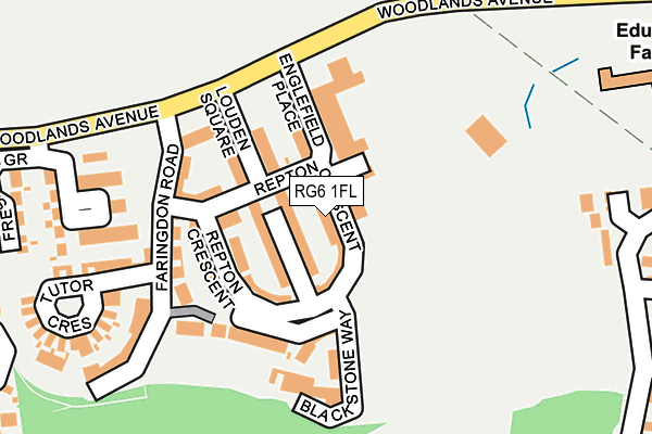 RG6 1FL map - OS OpenMap – Local (Ordnance Survey)