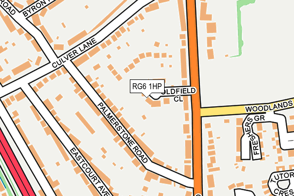 RG6 1HP map - OS OpenMap – Local (Ordnance Survey)