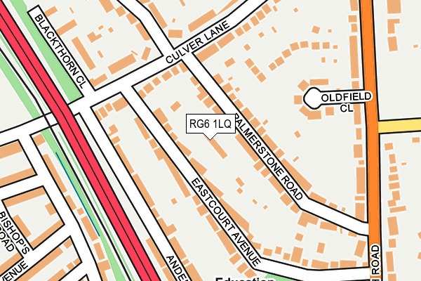 RG6 1LQ map - OS OpenMap – Local (Ordnance Survey)