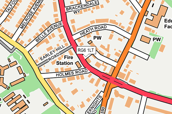 RG6 1LT map - OS OpenMap – Local (Ordnance Survey)