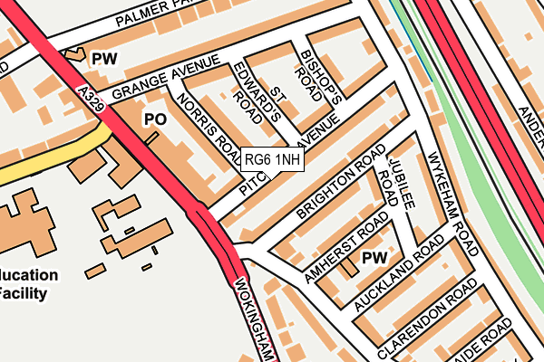 RG6 1NH map - OS OpenMap – Local (Ordnance Survey)