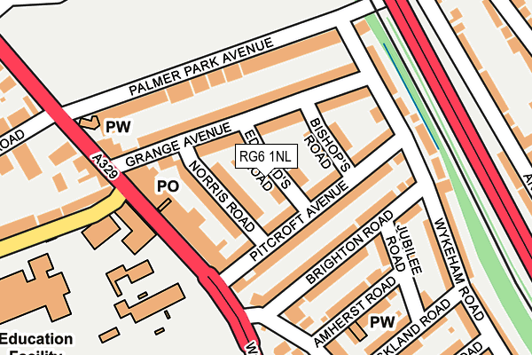RG6 1NL map - OS OpenMap – Local (Ordnance Survey)