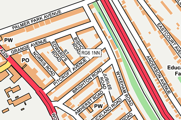 RG6 1NN map - OS OpenMap – Local (Ordnance Survey)
