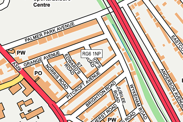 RG6 1NP map - OS OpenMap – Local (Ordnance Survey)