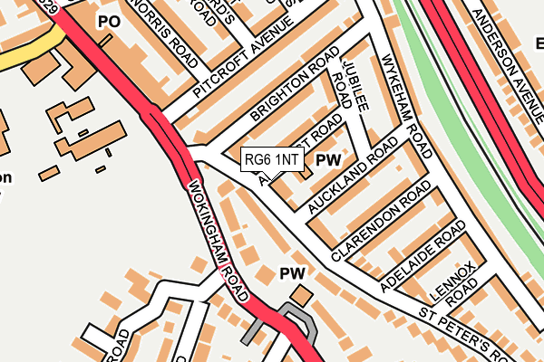 RG6 1NT map - OS OpenMap – Local (Ordnance Survey)