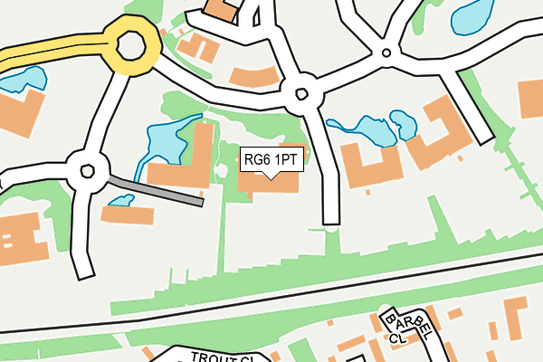 RG6 1PT map - OS OpenMap – Local (Ordnance Survey)
