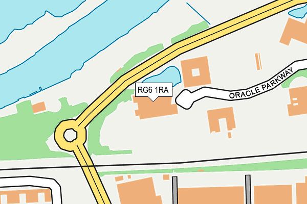 RG6 1RA map - OS OpenMap – Local (Ordnance Survey)
