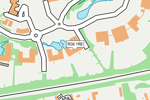 RG6 1RB map - OS OpenMap – Local (Ordnance Survey)