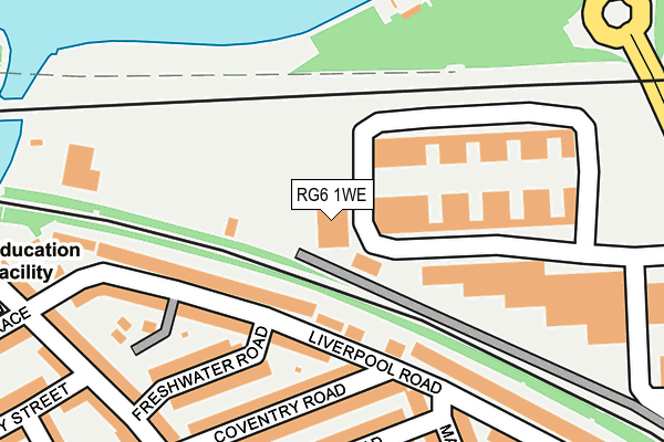 RG6 1WE map - OS OpenMap – Local (Ordnance Survey)