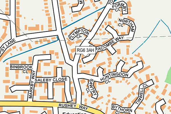 RG6 3AH map - OS OpenMap – Local (Ordnance Survey)