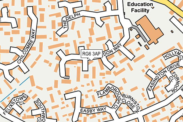 RG6 3AP map - OS OpenMap – Local (Ordnance Survey)