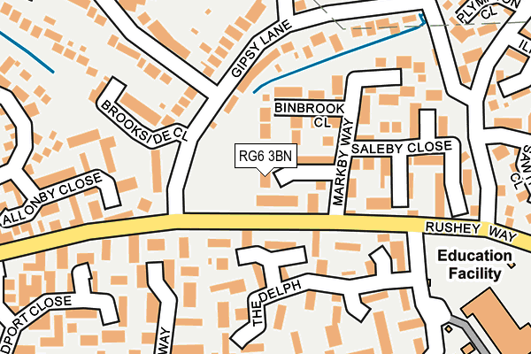 RG6 3BN map - OS OpenMap – Local (Ordnance Survey)