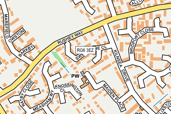 RG6 3EZ map - OS OpenMap – Local (Ordnance Survey)