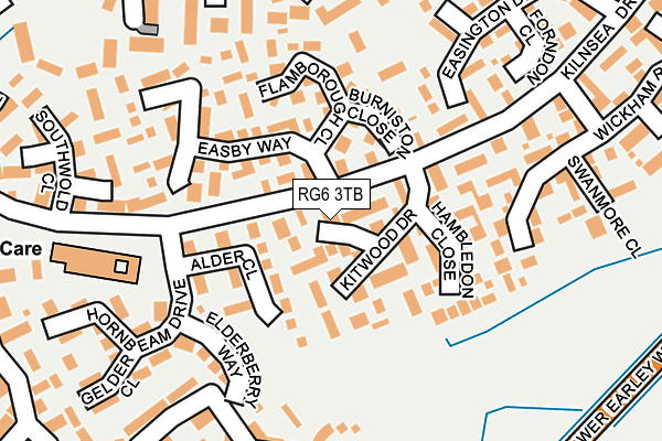 RG6 3TB map - OS OpenMap – Local (Ordnance Survey)