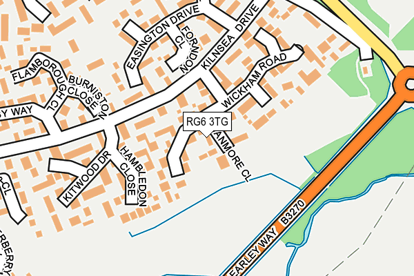 RG6 3TG map - OS OpenMap – Local (Ordnance Survey)