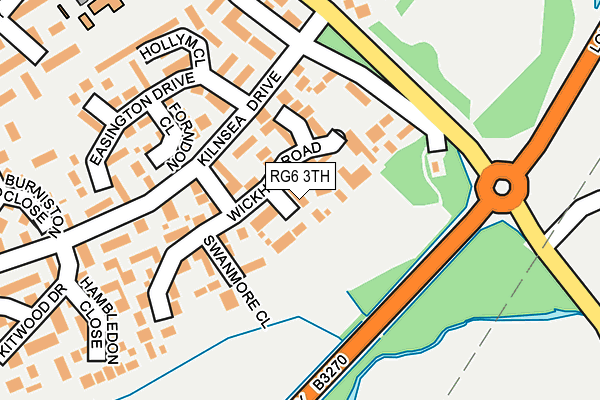 RG6 3TH map - OS OpenMap – Local (Ordnance Survey)