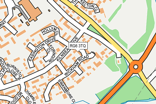 RG6 3TQ map - OS OpenMap – Local (Ordnance Survey)