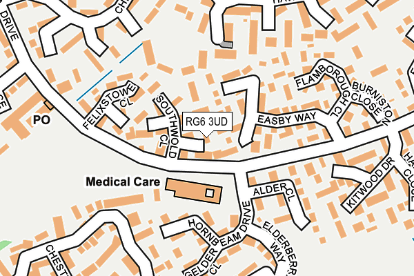 RG6 3UD map - OS OpenMap – Local (Ordnance Survey)