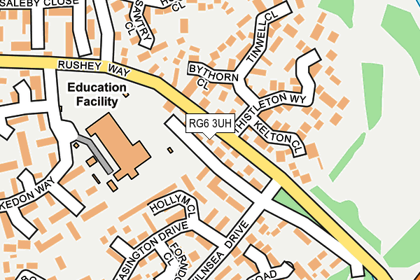 RG6 3UH map - OS OpenMap – Local (Ordnance Survey)