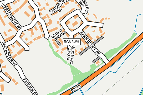 RG6 3WH map - OS OpenMap – Local (Ordnance Survey)