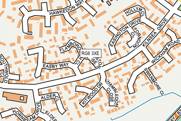 RG6 3XE map - OS OpenMap – Local (Ordnance Survey)