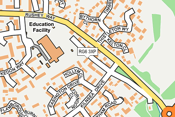RG6 3XP map - OS OpenMap – Local (Ordnance Survey)