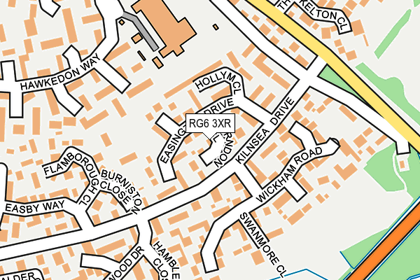 RG6 3XR map - OS OpenMap – Local (Ordnance Survey)